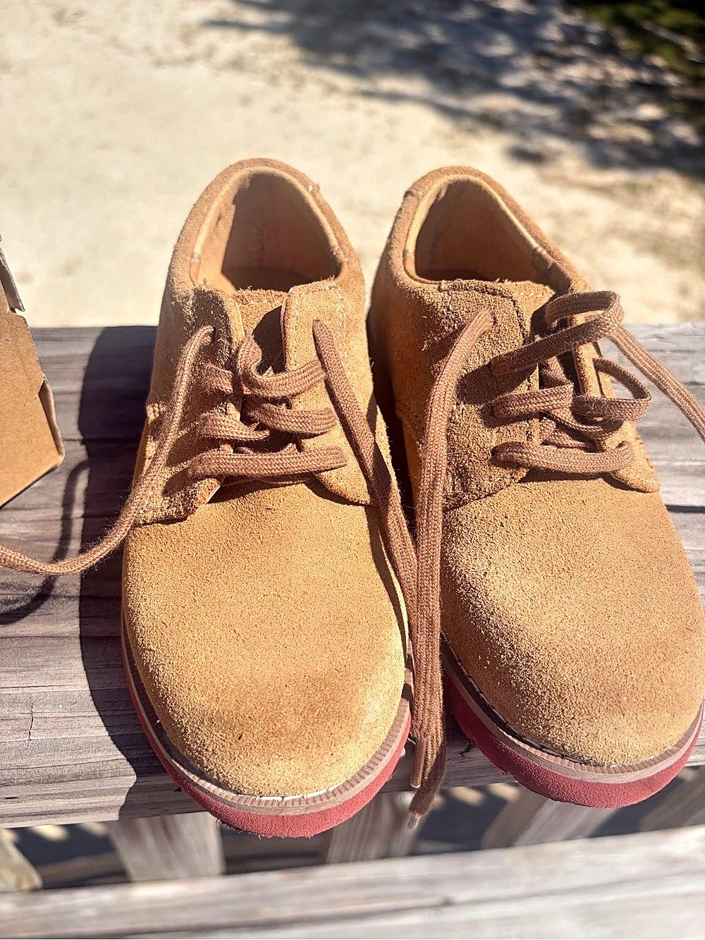 Sperry Tevin Dirty Buck Suede Boys Brown US 11 M